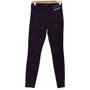 NWT A.N.A Corduroy Purple Velveteen Mid-Rise Jegging Size 4